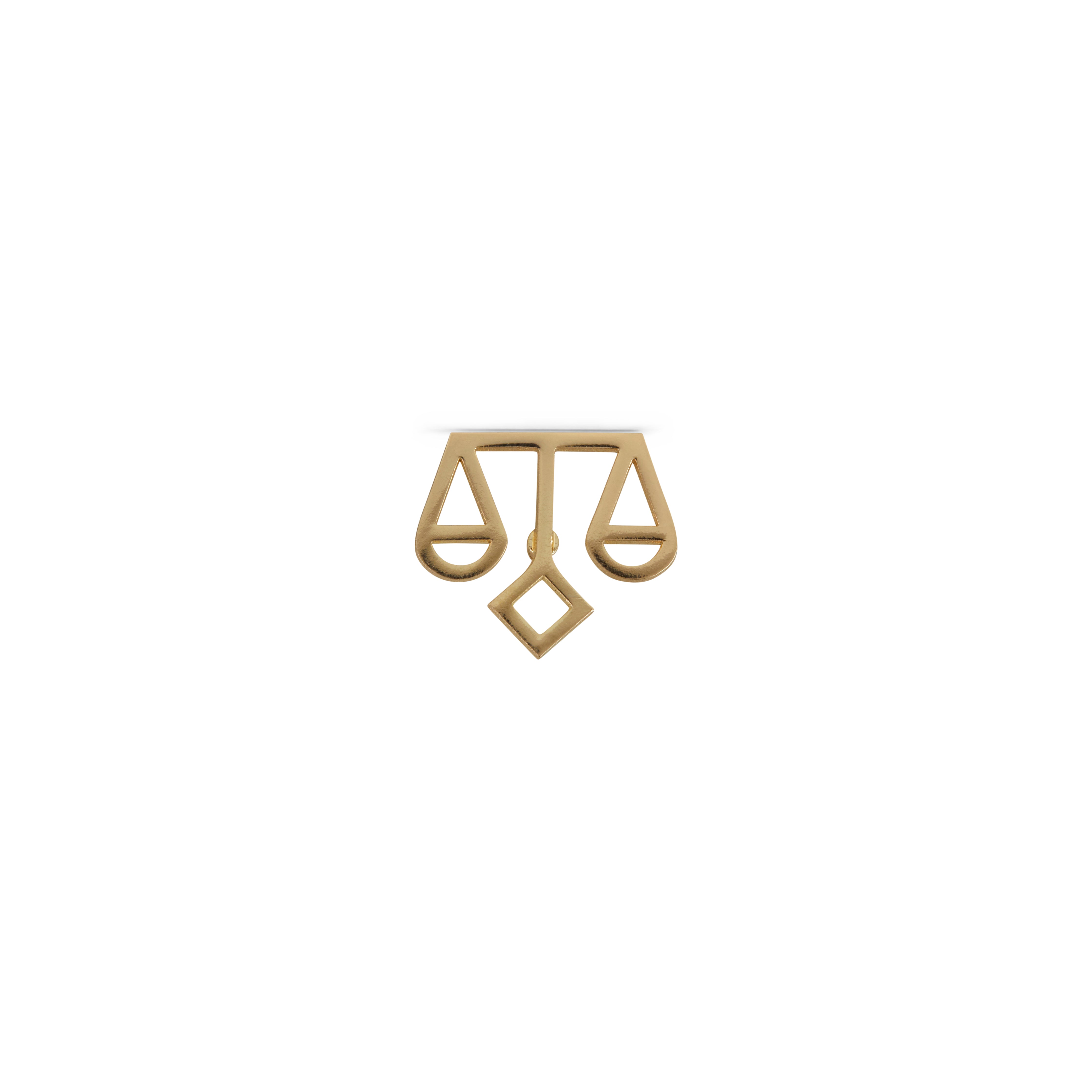 Scales of Justice Pin