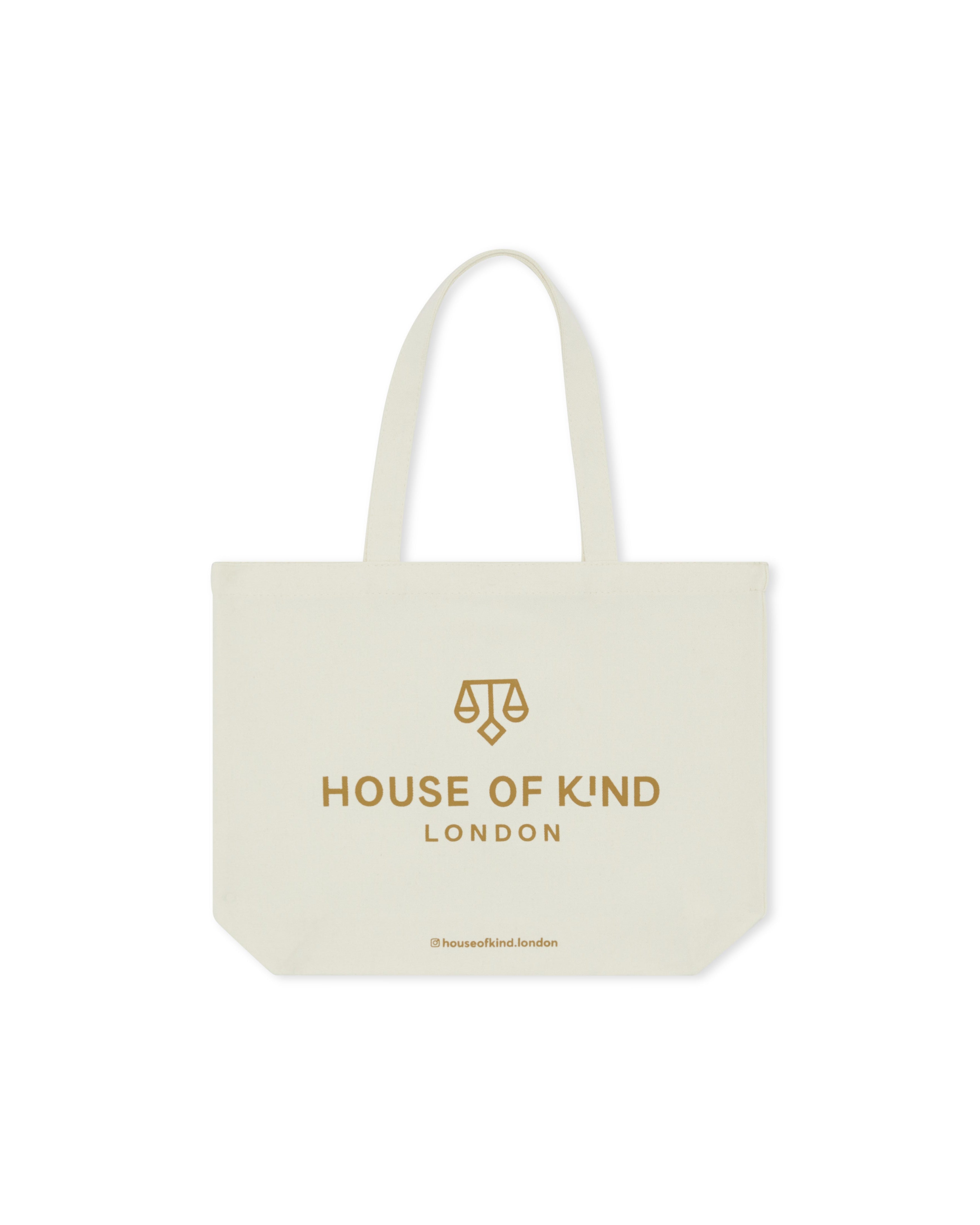 Fully Recycled Cotton Tote Bag - House of Kind (London) Limited