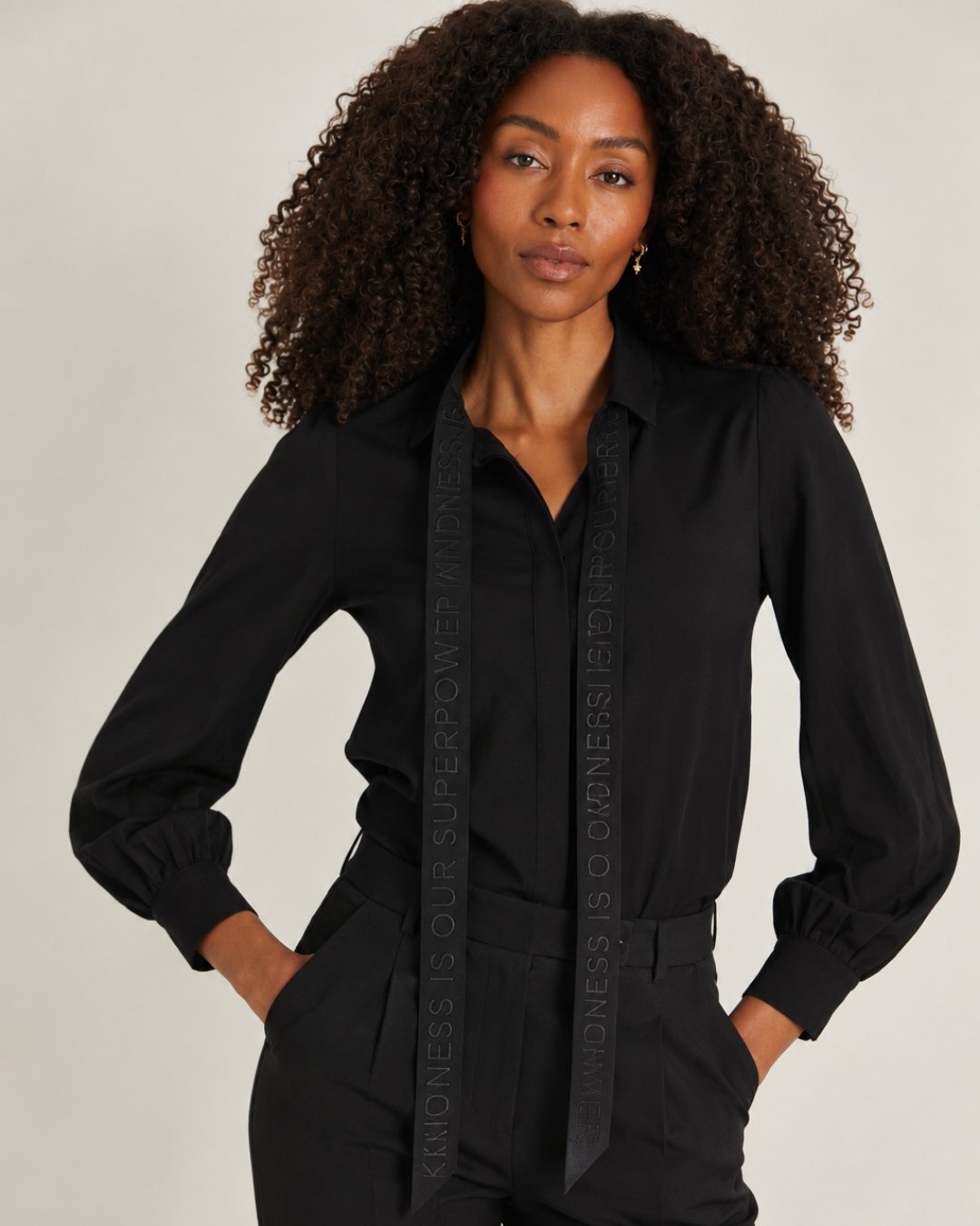 Goddess Blouse Black - House of Kind (London) Limited