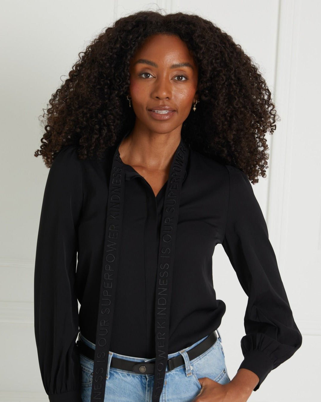 Goddess Blouse Black - House of Kind (London) Limited