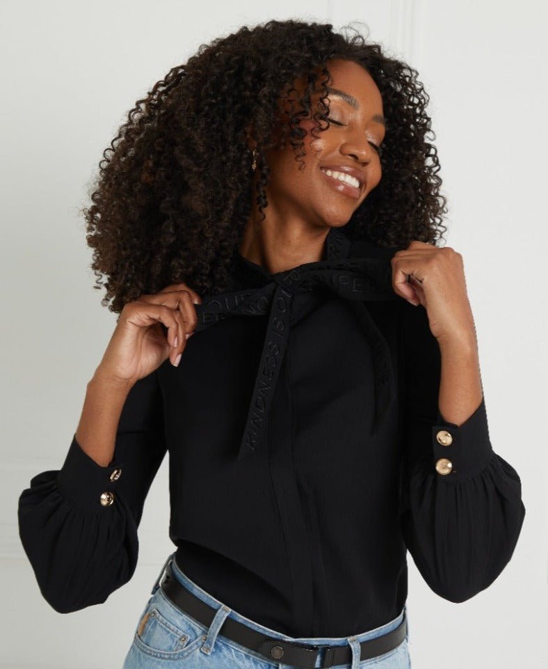 Goddess Blouse Black - House of Kind (London) Limited