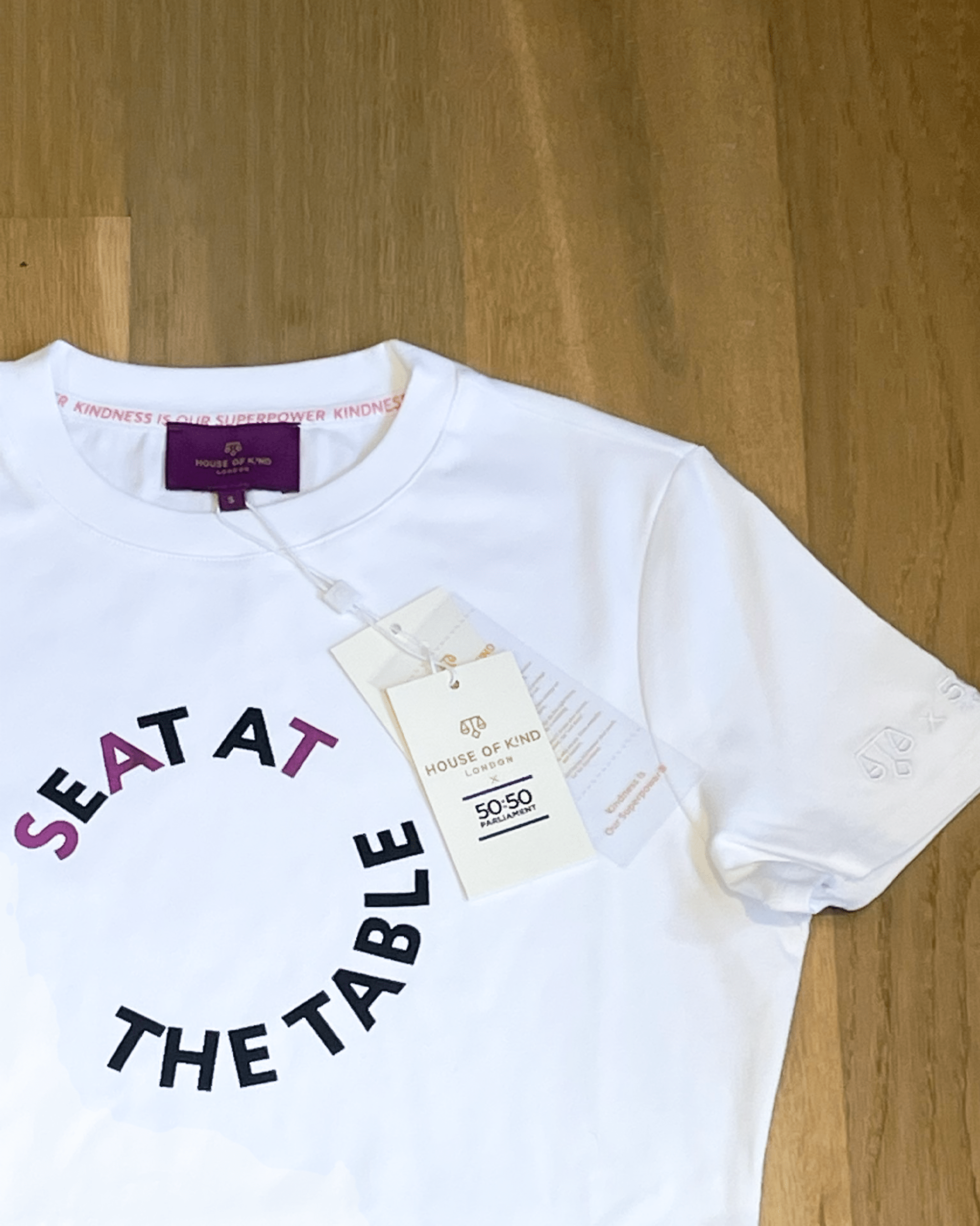 Limited edition 'Seat At The Table' T-shirt - House of Kind (London) Limited