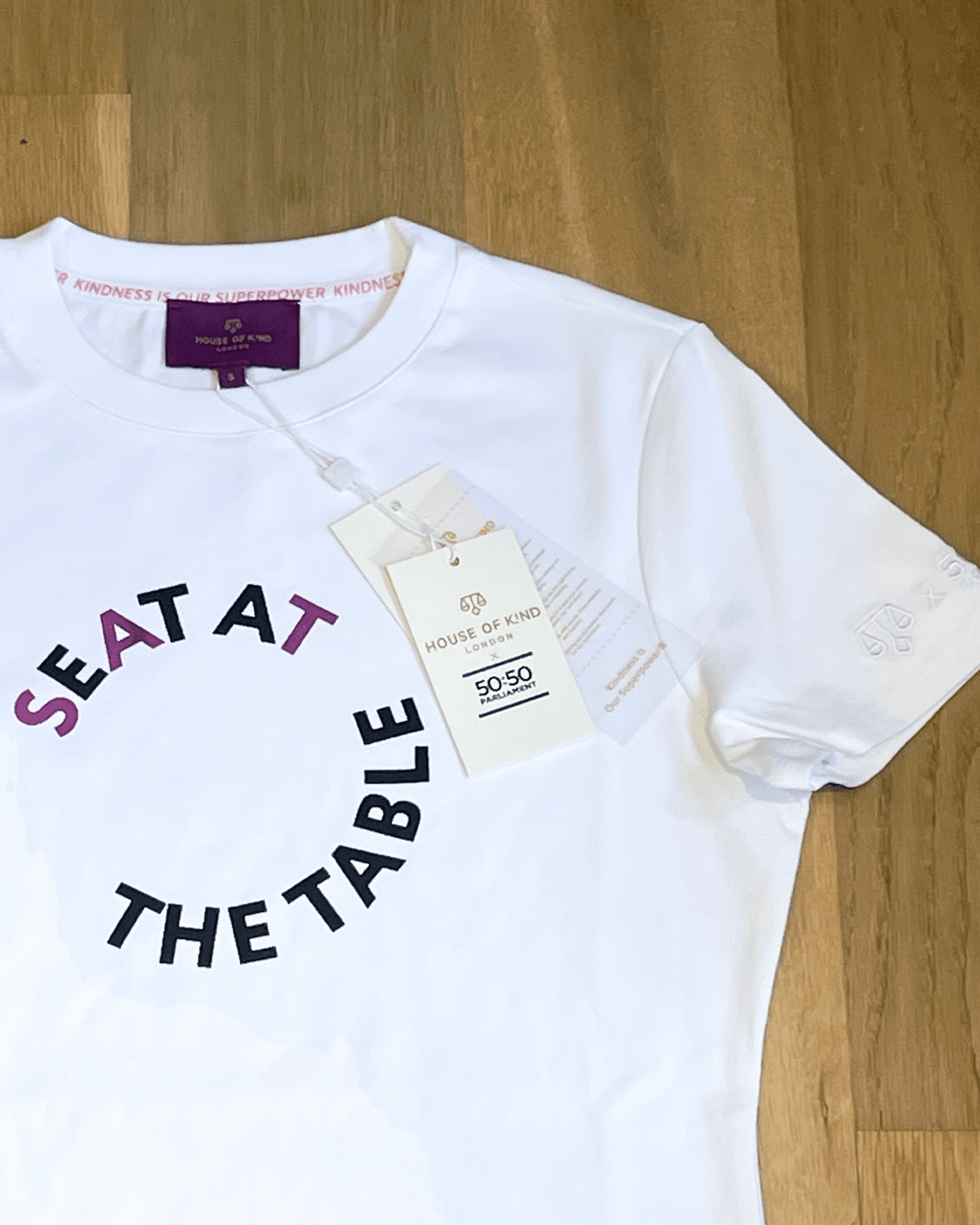 Limited edition 'Seat At The Table' T-shirt - House of Kind (London) Limited