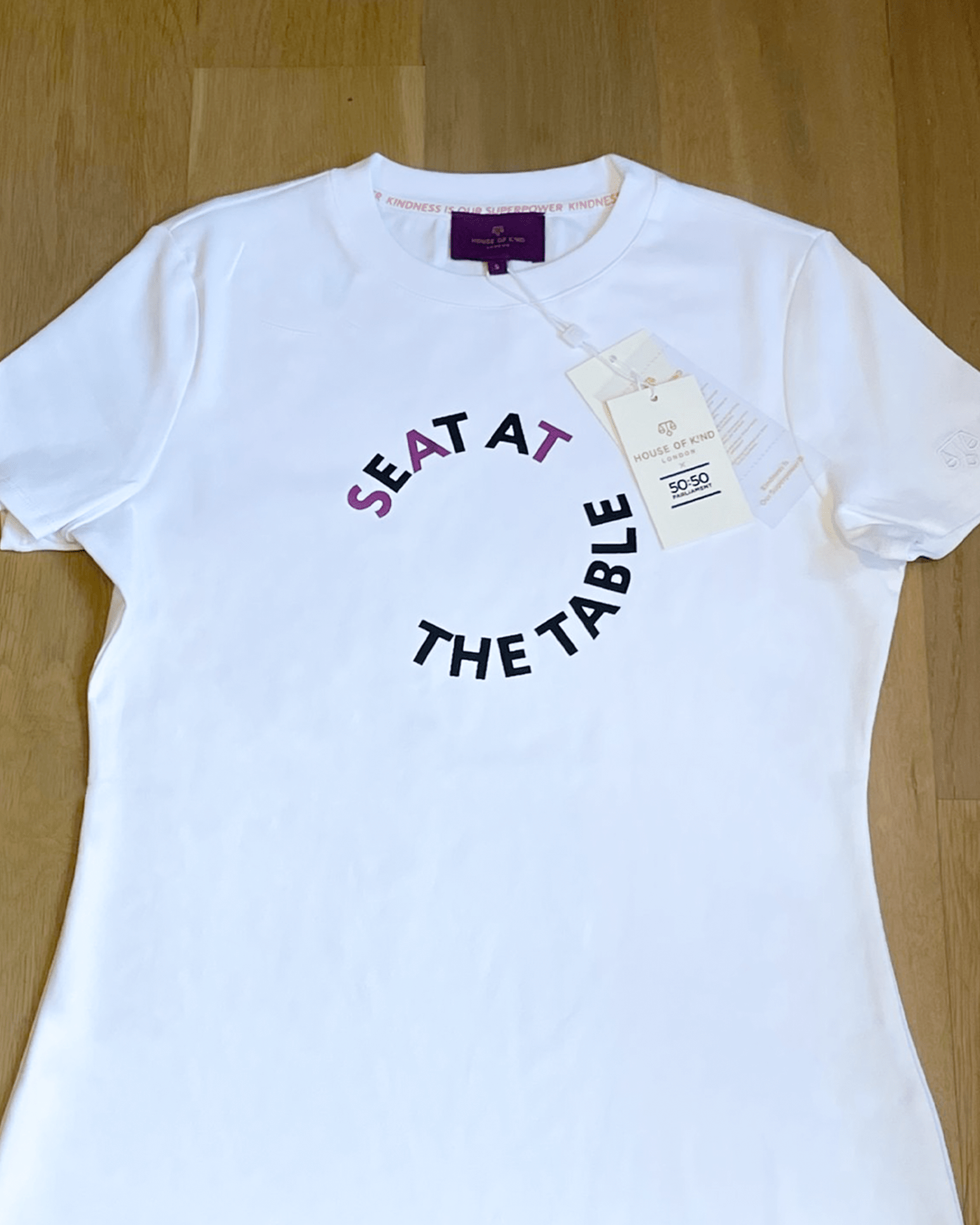 Limited edition 'Seat At The Table' T-shirt - House of Kind (London) Limited