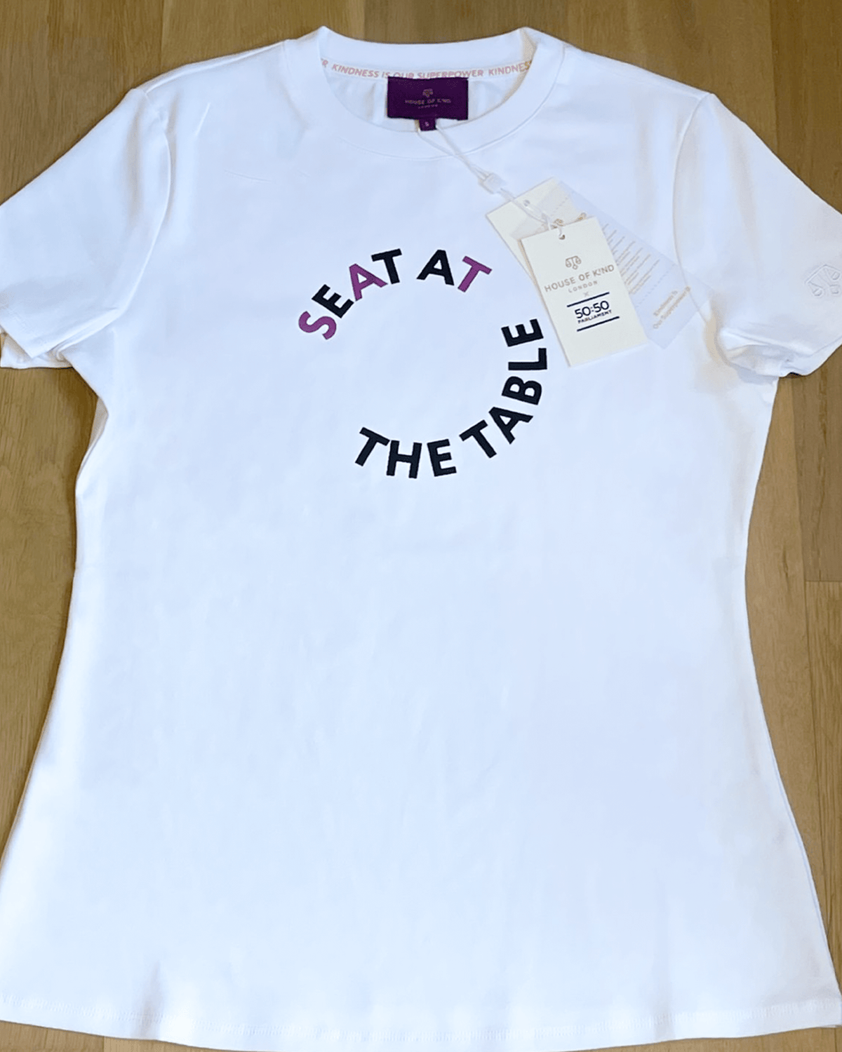 Limited edition 'Seat At The Table' T-shirt - House of Kind (London) Limited