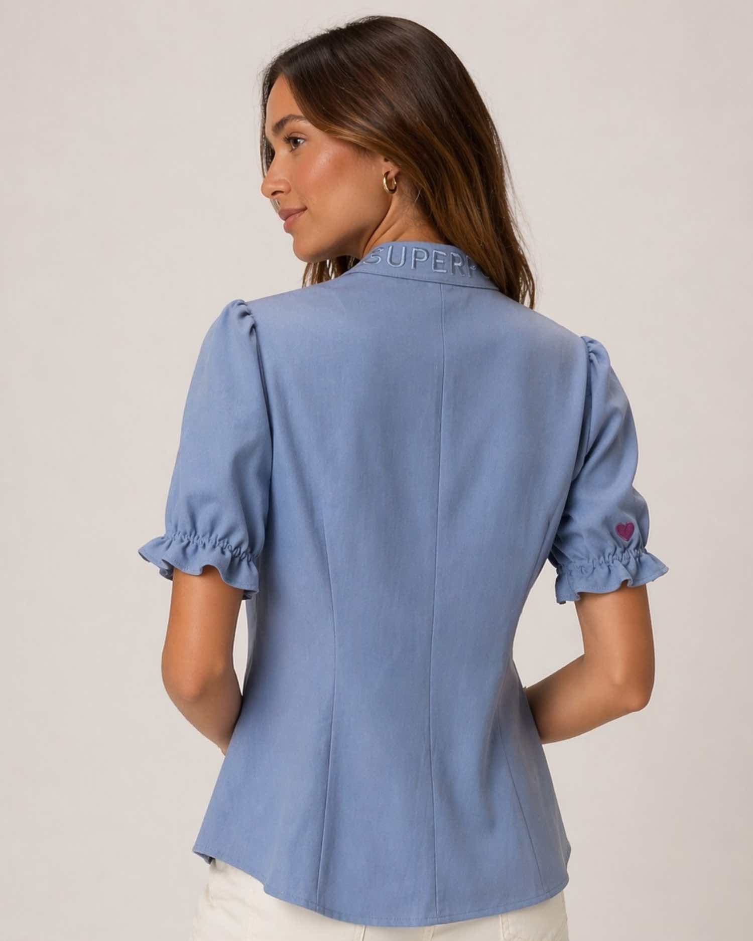 The Goddess Blouse™ – Chambray - House of Kind (London) Limited