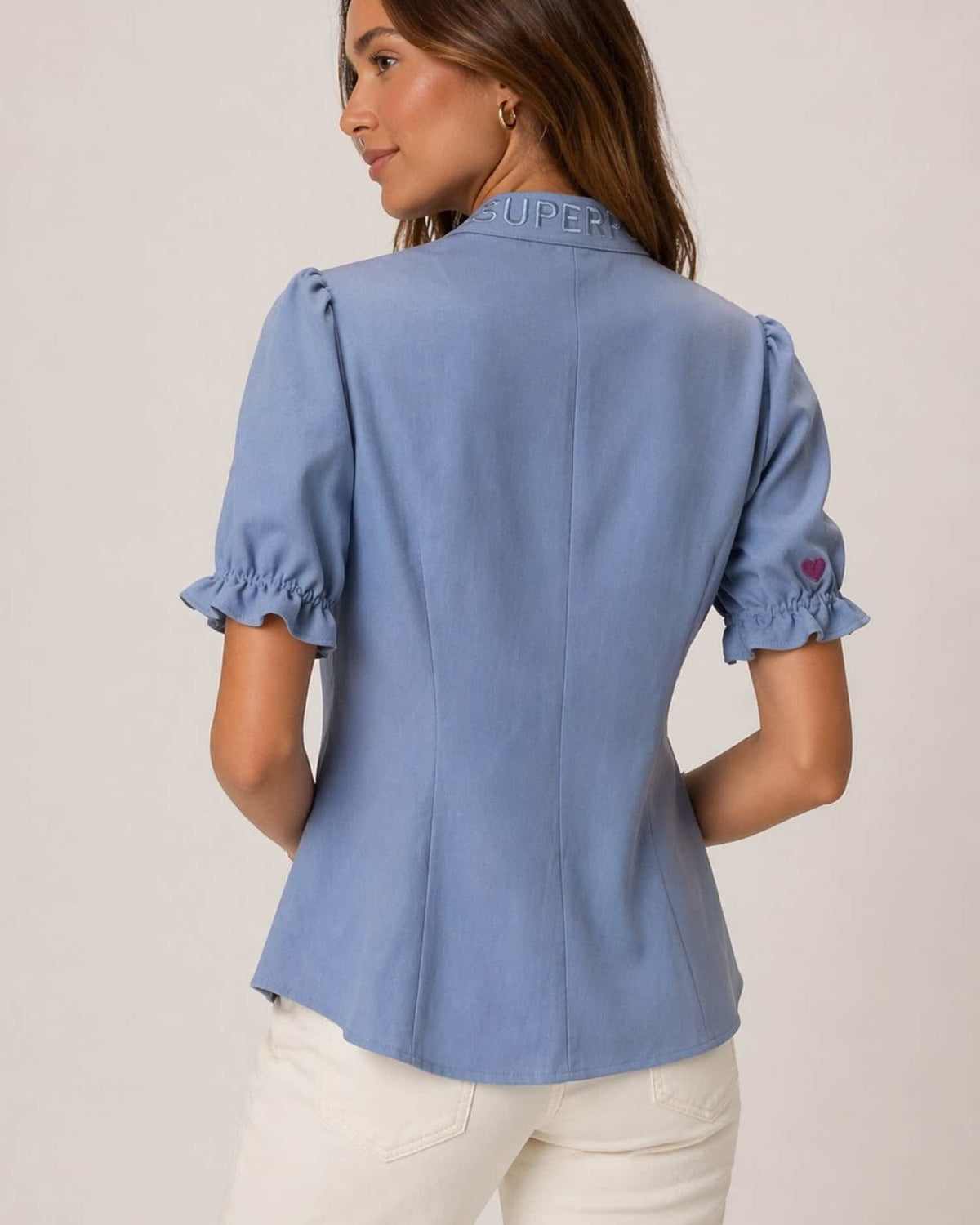 The Goddess Blouse™ – Chambray - House of Kind (London) Limited