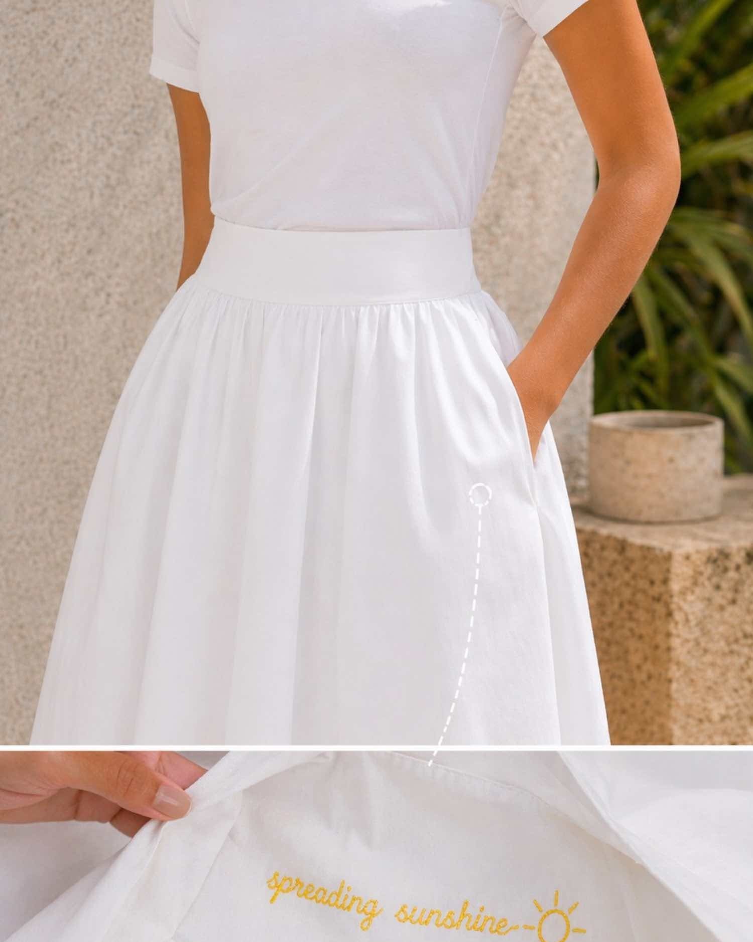 The Spreading Sunshine Skirt - House of Kind (London) Limited
