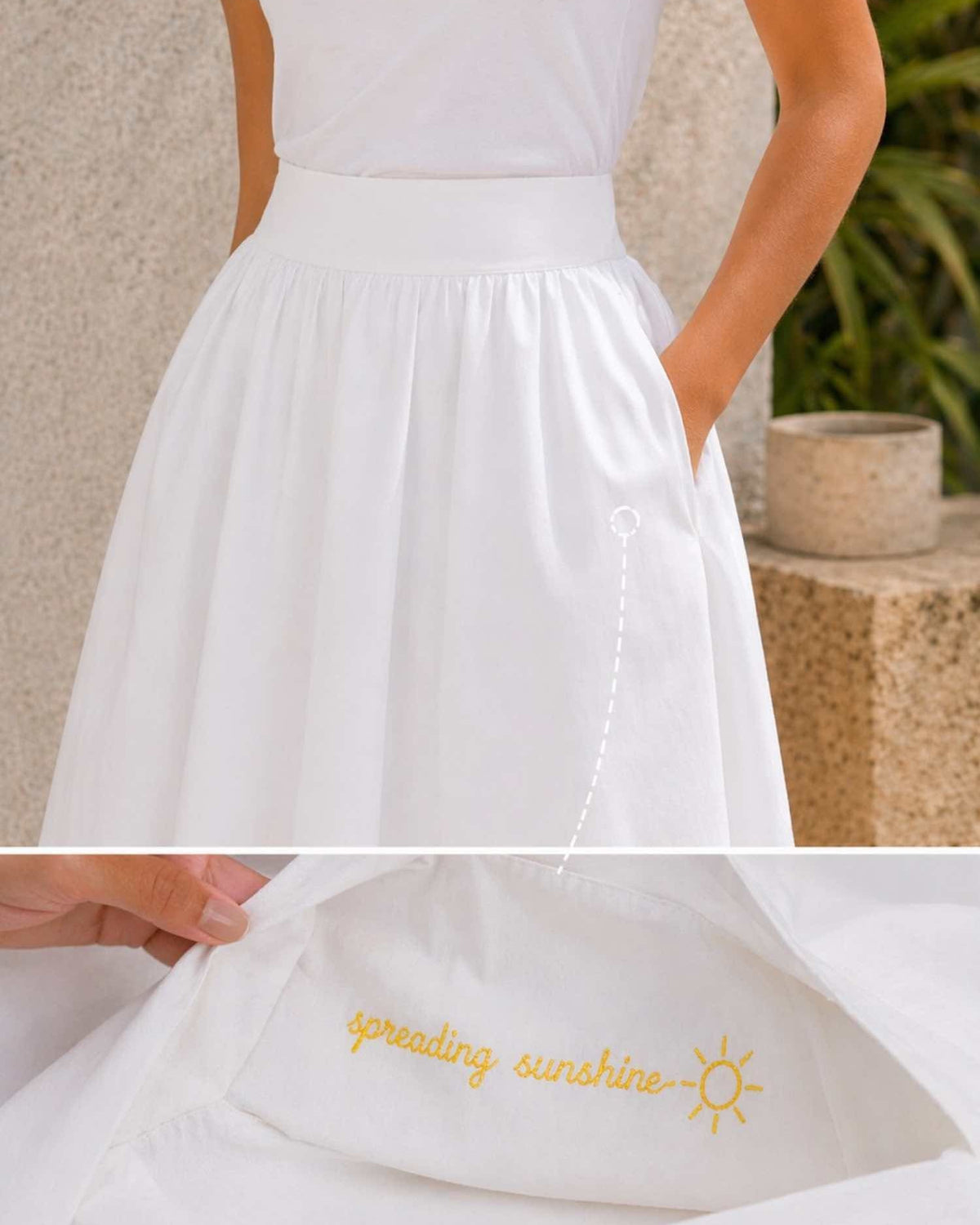 The Spreading Sunshine Skirt - House of Kind (London) Limited