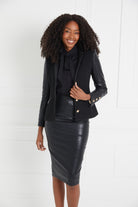 Goddess Blouse Black full body