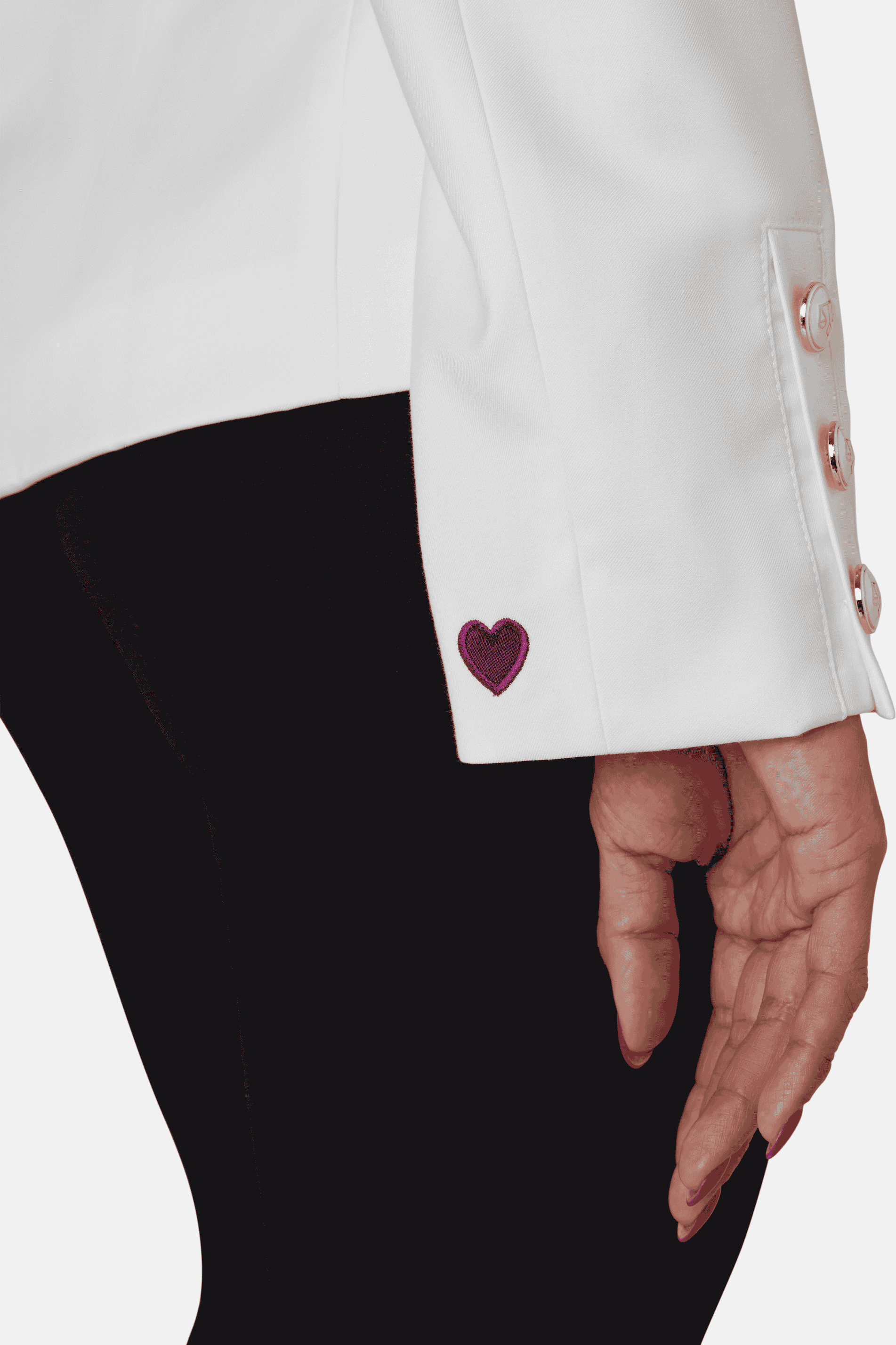 PB Pride Blazer Detail heart