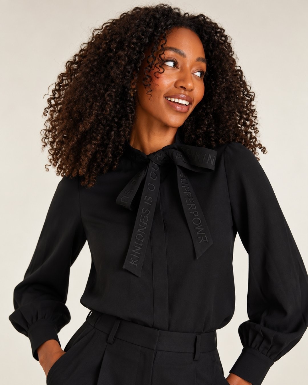 Goddess Blouse Black - House of Kind (London) Limited