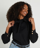 Goddess Blouse Black - House of Kind (London) Limited