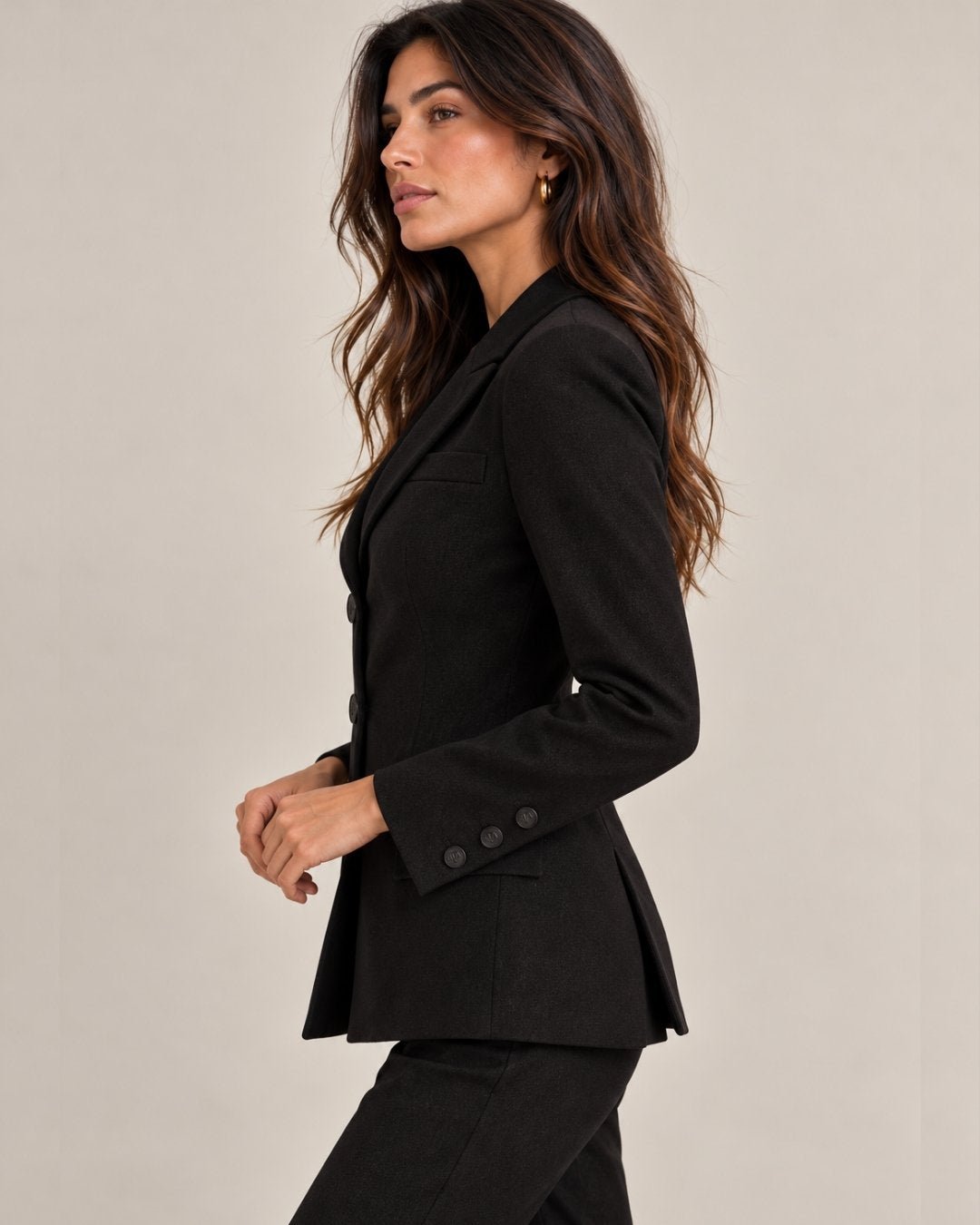 I.D Determined Everyday Black Blazer - House of Kind (London) Limited