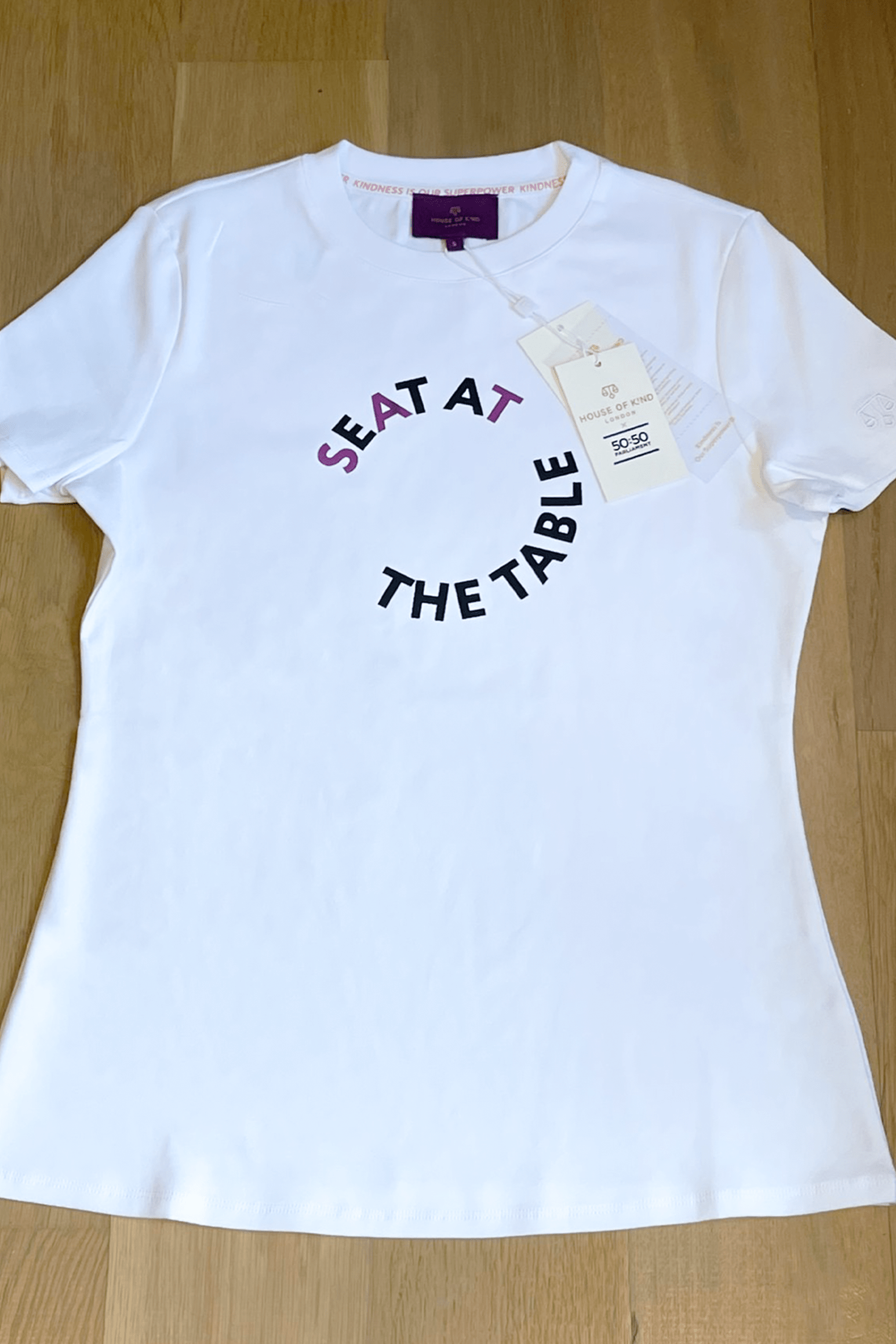 Limited edition 'Seat At The Table' T-shirt - House of Kind (London) Limited